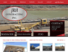 Tablet Screenshot of jrhcontracting.com